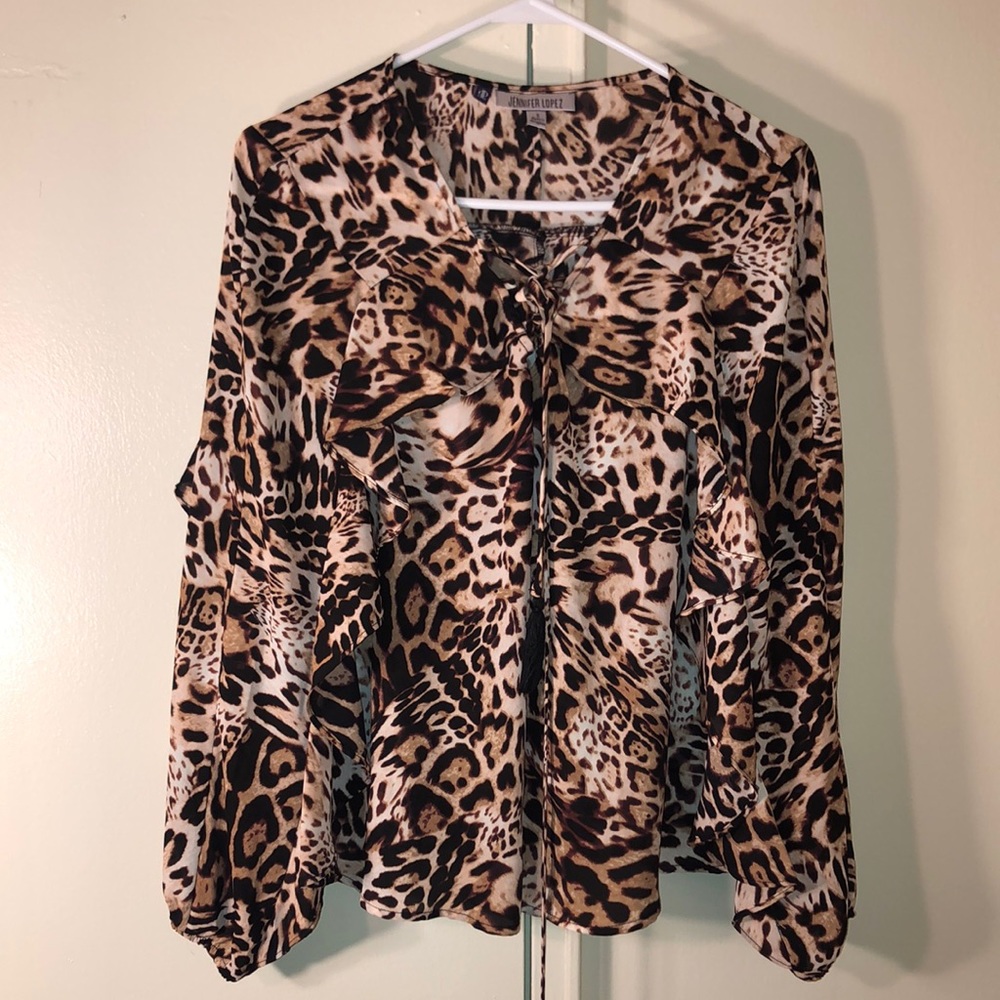 Animal Print Blouse